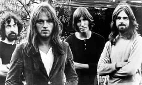 Pink Floyd in 1973: Nick Mason, Dave Gilmour, Roger Waters, Rick Wright