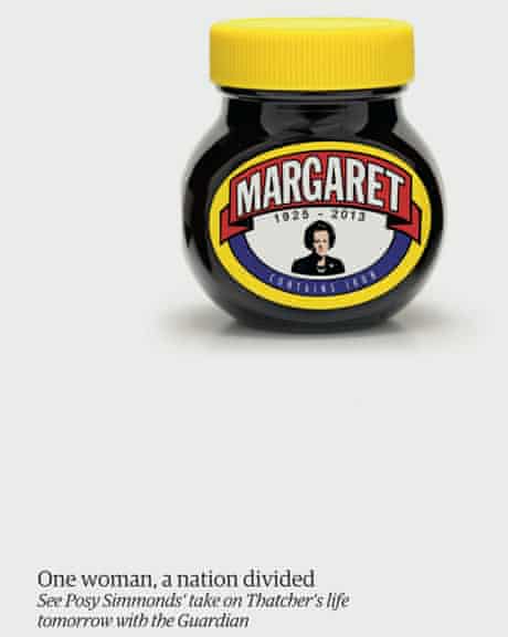 Guardian Thatcher Marmite ad