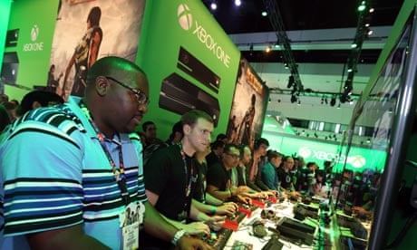 Xbox One at Microsoft s booth at E3 2013
