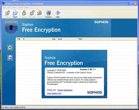 Sophos encryption