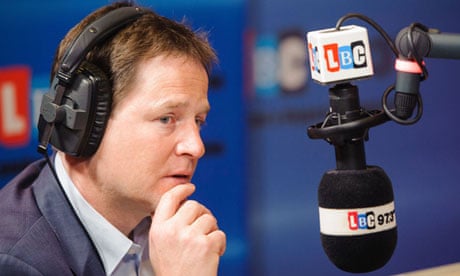 Nick Clegg on LBC Radio