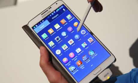 Samsung Galaxy Note 3 And Note 10 1 Review Overflowing With Features Samsung The Guardian