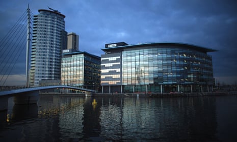 The BBC now has 2,834 posts in Salford and the north, or 17% of its workforce