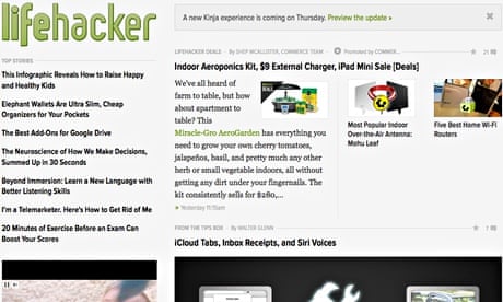 Lifehacker Photo Gawker links up with Future to launch Lifehacker and Kotaku in UK ...
