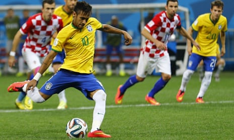 World Cup: viewers complained they were unable to watch Brazil's Neymar take a penalty