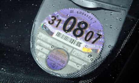 Car tax disc