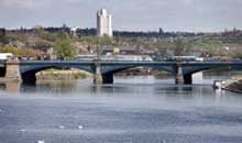 Nottingham and the river Trent