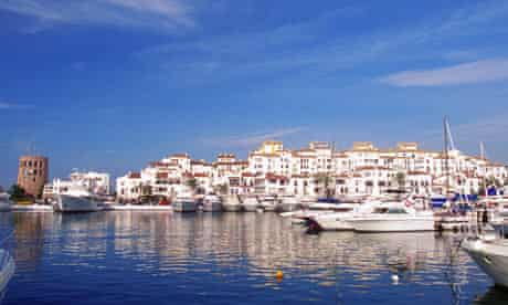 Puerto Banus Harbor in Marbella, Spain