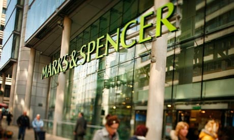 A Marks & Spencer shop in London