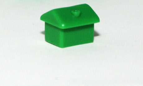 A green monopoly house