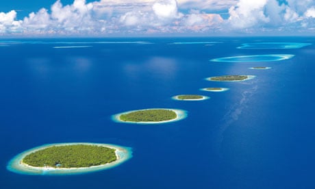 The Baa atoll in the Maldives