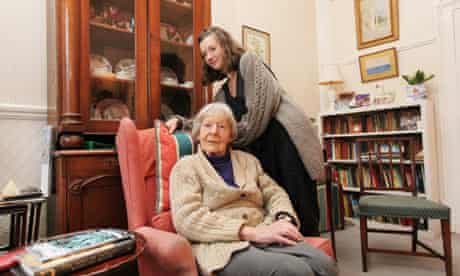 Barbara Clapham and her homesharer Beth Cooke at their flat in Kensington.