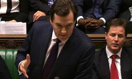 Chancellor George Osborne delivers the autumn statement 2012
