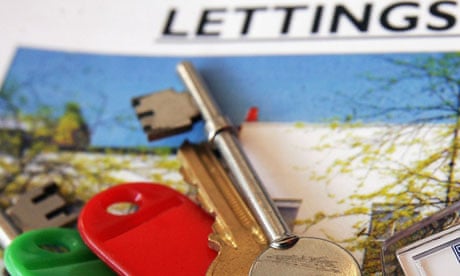 House keys on a lettings agent brochure