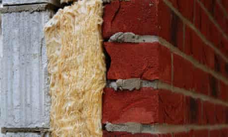 Cavity wall insulation