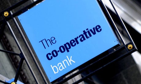 The Co-operative Bank sign