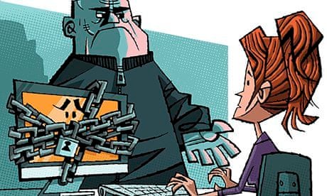 Ransomware illustration