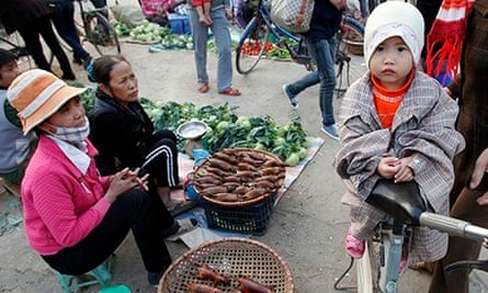 Slaughtered rats at Vietnamese market
