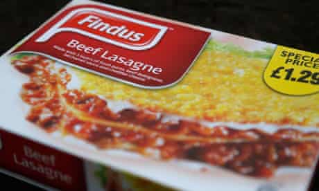 Findus brand beef lasagne