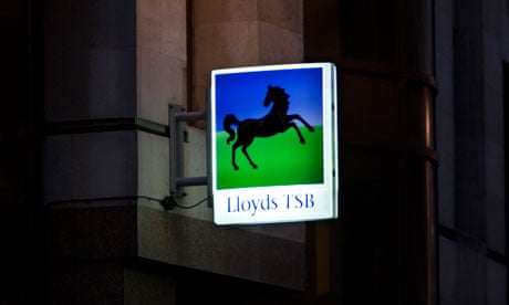 Illuminated Lloyds TSB sign