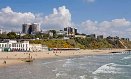 East Cliffs and beach, Bournemouth