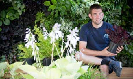 Tony Woods, 27, finalist in the RHS National Young Designer of the Year category 2013