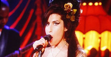 Amy Winehouse at the Grammys 2008