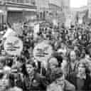 March organised by Anti-Nazi League and Rock Against Racism 1978