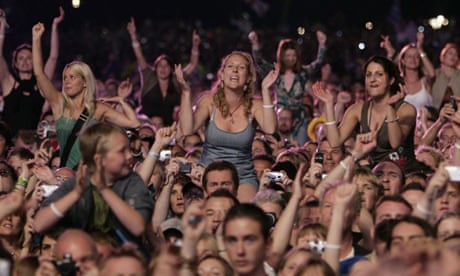 Crowd Of People At A Music Event