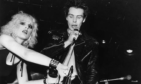 Sid Vicious, bass player with the Sex Pistols, with girlfriend Nancy Spungen