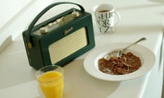 A digital radio and breakfast