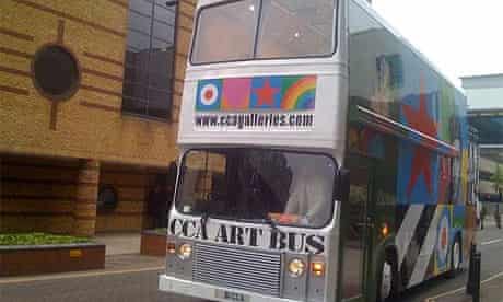Art bus with Peter Blake