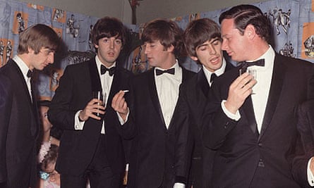 The Beatles with manager Brian Epstein in 1965