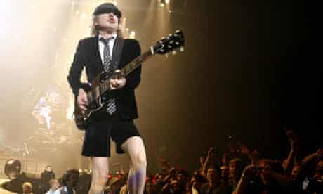 AC/DC guitarist Angus Young 