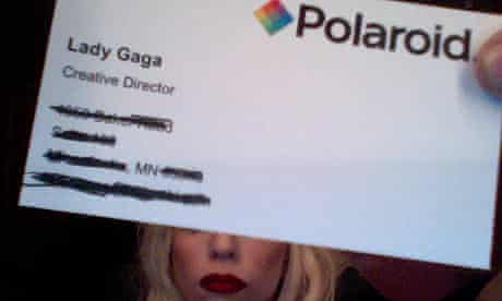 Lady Gaga To Become Polaroid S Creative Director Lady Gaga The Guardian