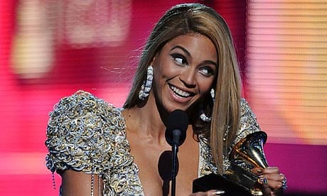 Beyonce at the Grammy awards 2010