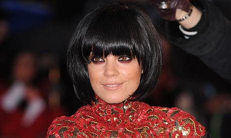 Lily Allen at the Brit awards 2010 