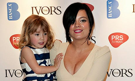 Lily Allen and her sister Teddy Rose