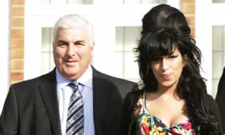 Final word … Mitch Winehouse with his daughter Amy in 2009.