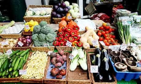 Borough Market vegetable stall