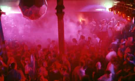 The Hacienda main dancefloor, Manchester 1989