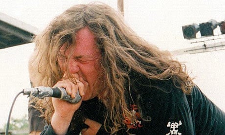 Seth Putnam at Relapse festival in 1993