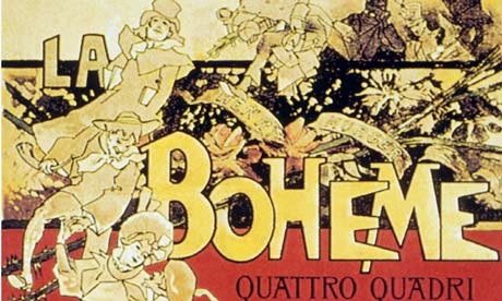 Score cover for Puccini 's La Boheme