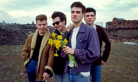 Andy Rourke and Mike Joyce, with Johnny Marr and Morrissey in May 1983