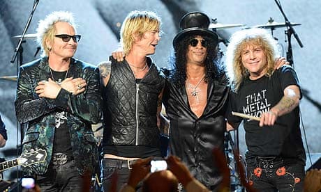 Guns N' Roses lead Rock and Roll Hall of Fame inductions | Guns N' Roses | The Guardian