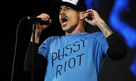 Anthony Kiedis of Red Hot Chili Peppers in 2012