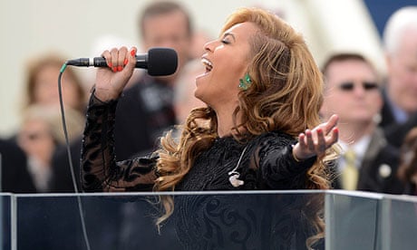 Beyonce performs at second inauguration of Barack Obama