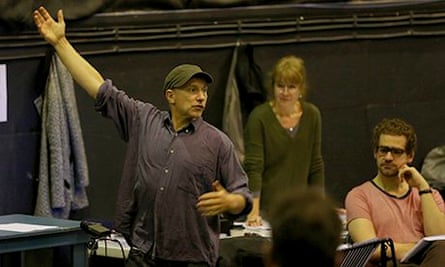 Simon McBurney directing the Magic Flute, ENO 2013