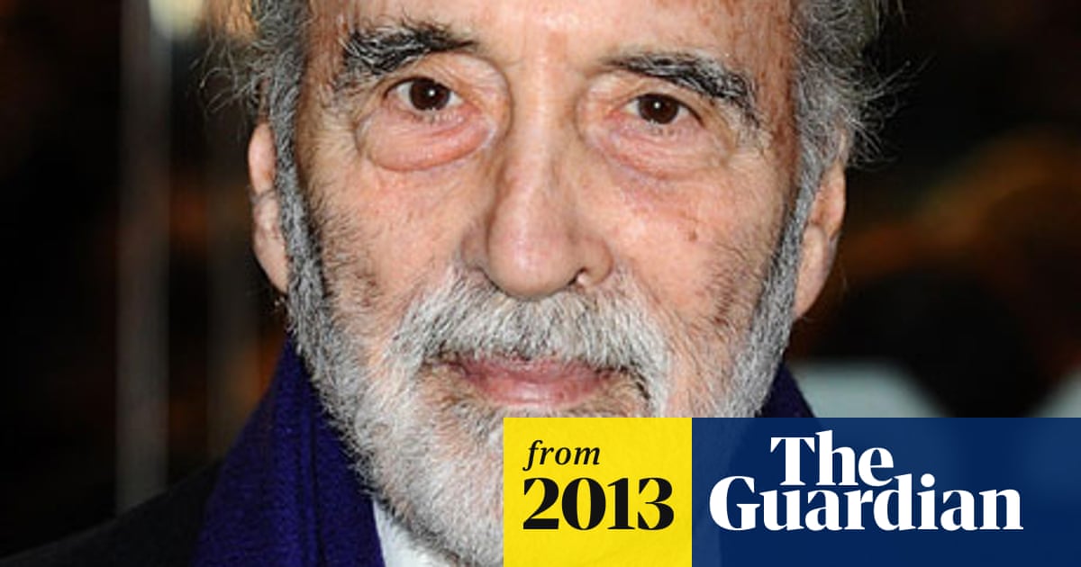 Sir Christopher Lee's new album will be '100% heavy metal' | Metal | The  Guardian