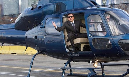The Wolf of Wall Street - helicopter
